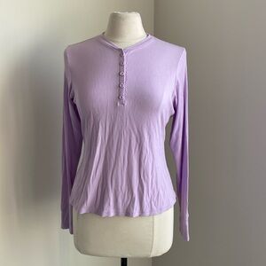 SKIMS Lavender Long Sleeve Tee